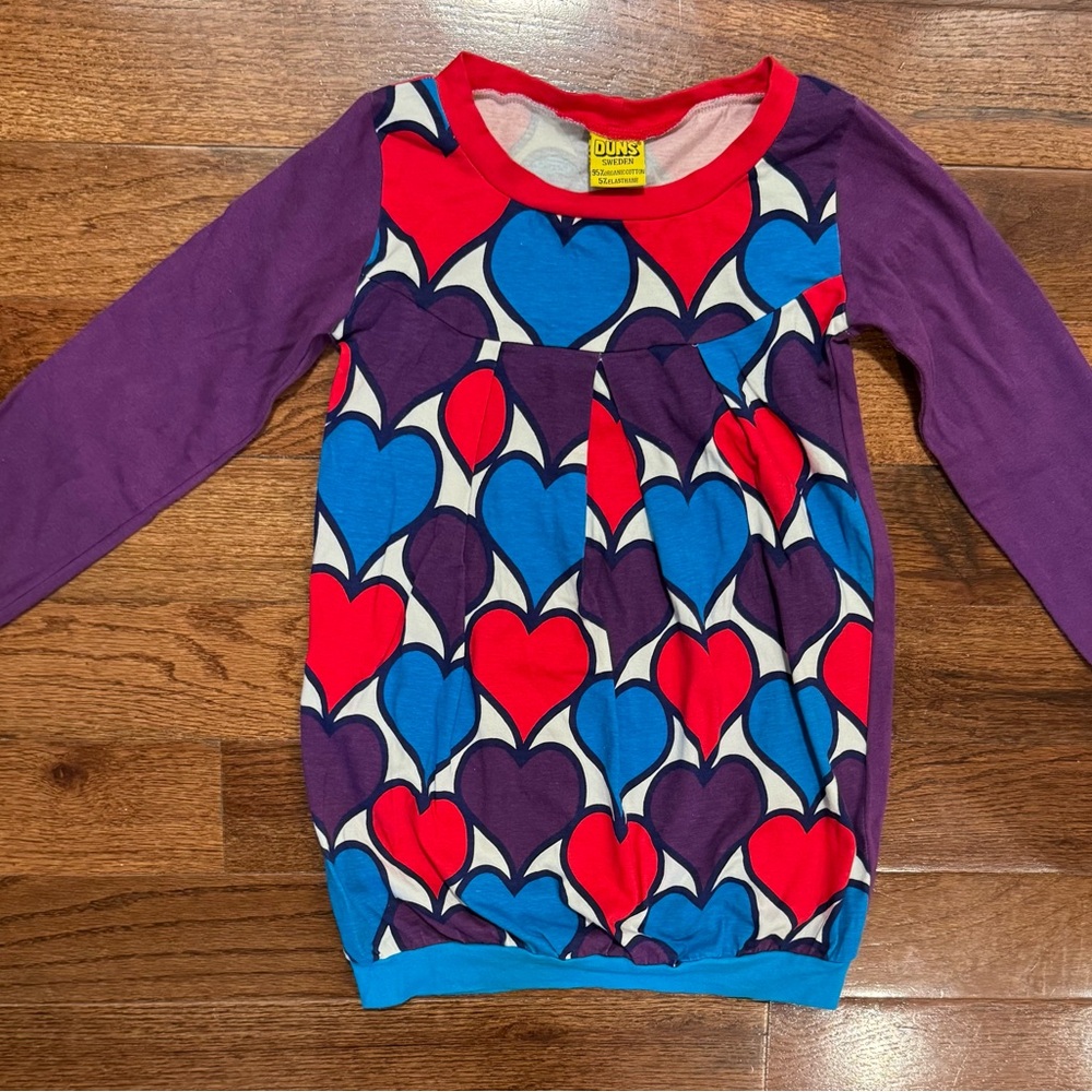 Duns Sweden Bubble dress/tunic with hearts